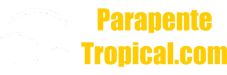 logo vertical de parapente tropical